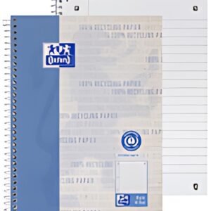 Bloc-notes Oxford College "Recycling", DIN A5+, 80 feuilles, ligné