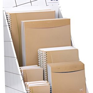 Oxford Bloc-notes + cahier à spirale Touareg, présentoir