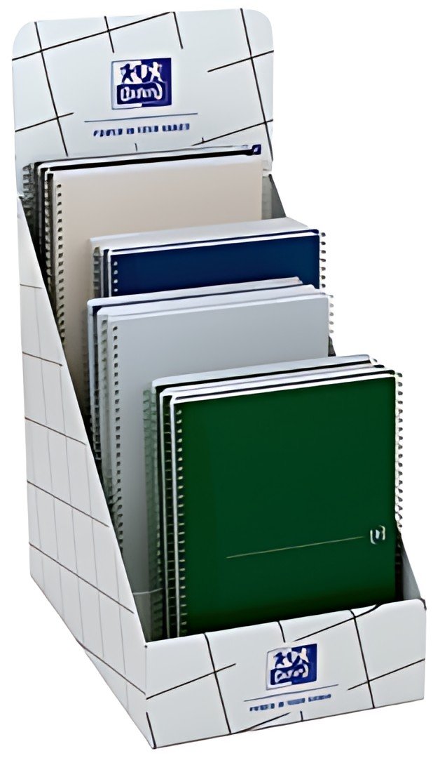 Oxford Cahier à spirale Origins, présentoir de comptoir