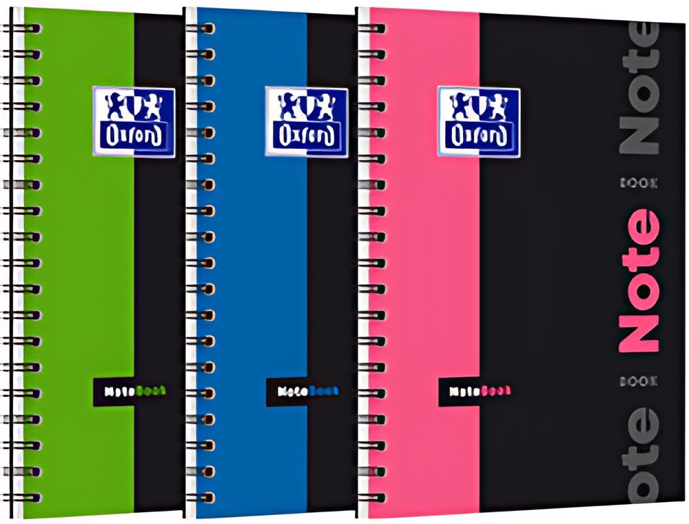 Oxford Etudiants Cahier à spirale "NOTEBOOK", B5, seyès
