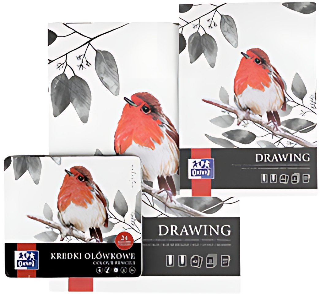 Oxford Art Bloc de dessin "Drawing", A4, 160 g/m2