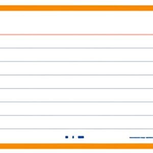 Oxford Fiches "Flash 2.0", 75 x 125 mm, quadrillé, orange