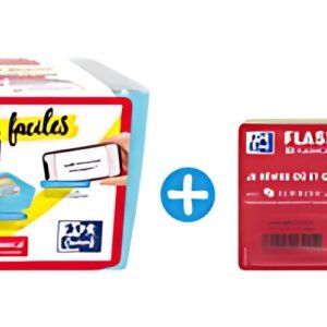 Oxford Boîte à fiches "Flashbox" Starterpack, bleu pastel