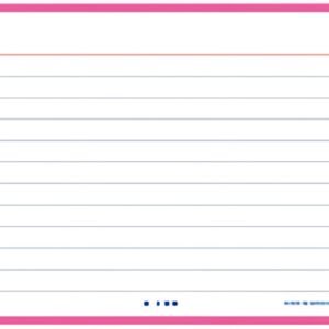 Oxford Fiches "Flash 2.0", 105 x 148 mm, fuchsia