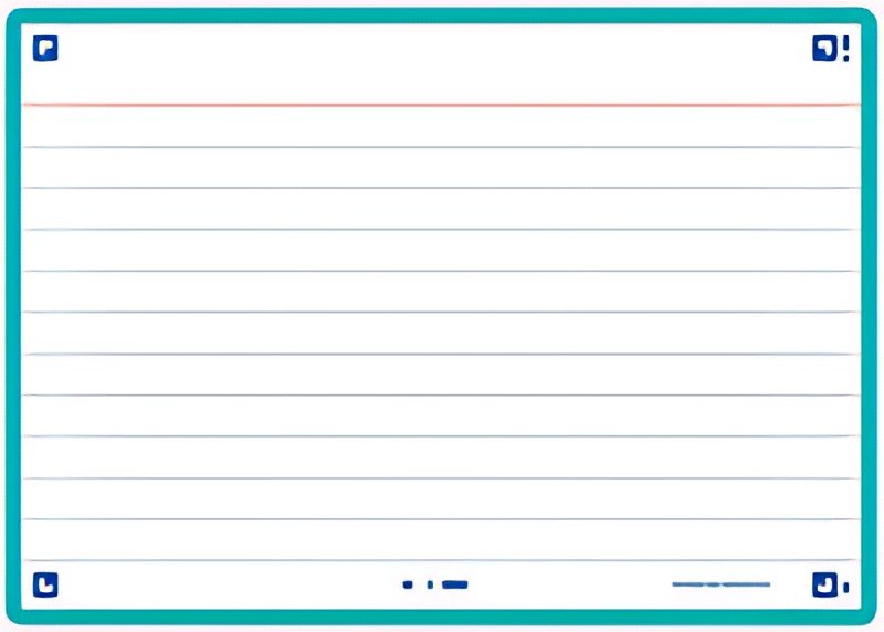 Oxford Fiches "Flash 2.0", 105 x 148 mm, menthe