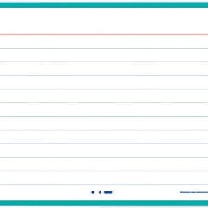 Oxford Fiches "Flash 2.0", 105 x 148 mm, menthe