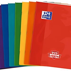 Oxford Cahier à pochettes DUO, 240 x 320 mm, seyès, 96 pages