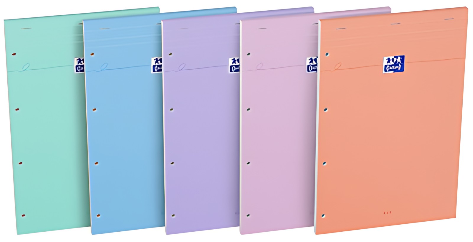 Oxford Bloc-notes Smart Pastel, 210 x 315 mm, quadrillé