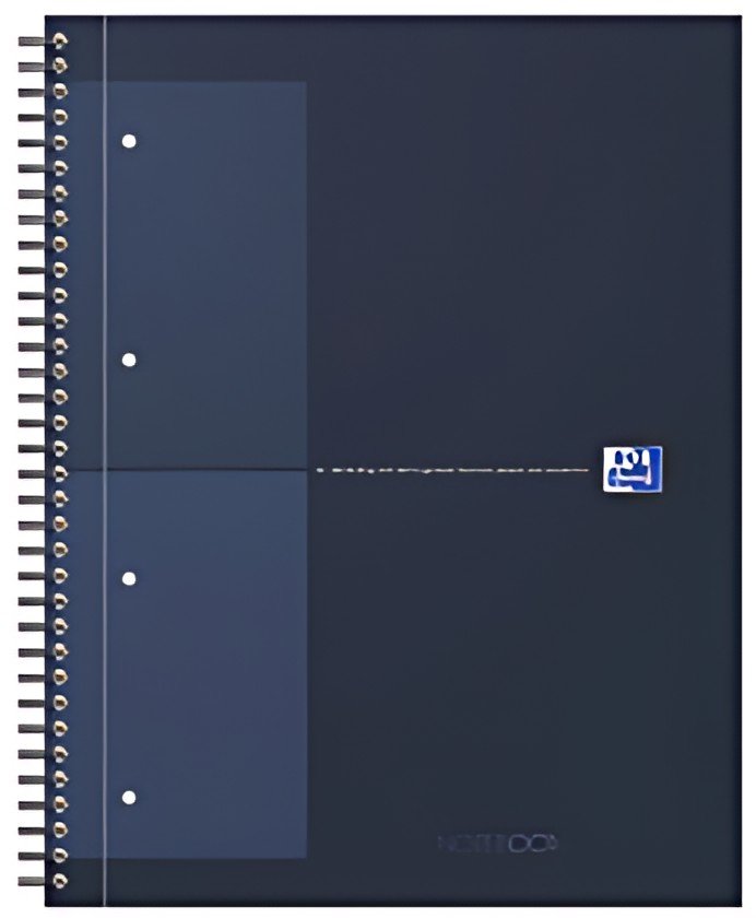 Oxford International Cahier NOTEBOOK, A4, ligné, bleu foncé