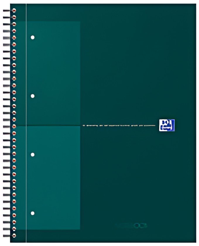 Oxford International Cahier NOTEBOOK, A4, ligné, vert foncé