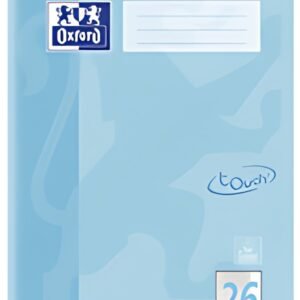 Oxford Cahier Touch pastel, A4, linéature 26, bleu