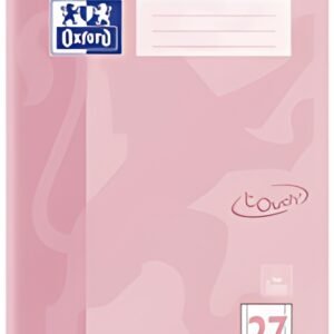 Oxford Cahier Touch pastel, A4, linéature 27, corail