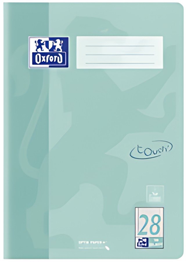 Oxford Cahier Touch pastel, A4, linéature 28, vert