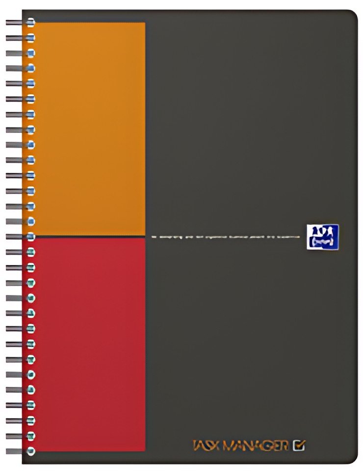 Oxford Cahier à spirale International Task Manager, B5