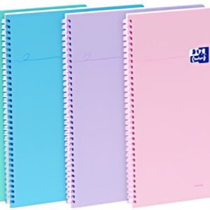 Oxford Cahier reliure souple Smart, A4, Seyès, assorti