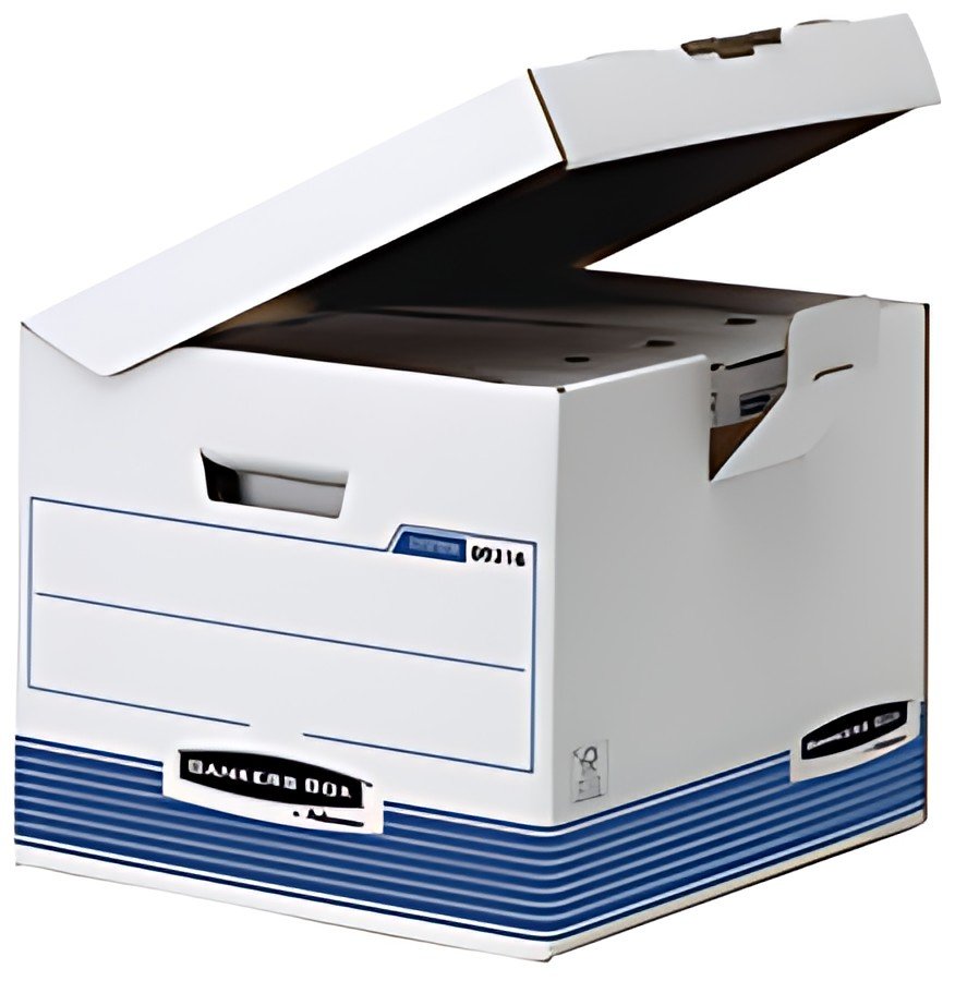 Fellowes BANKERS BOX SYSTEM boîte d'archives avec couvercle