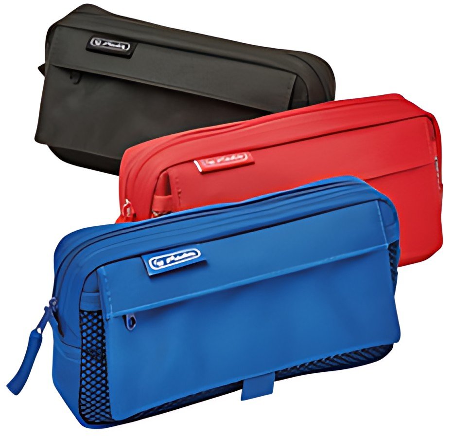herlitz Trousse à stylos avec poche en filet, assortie