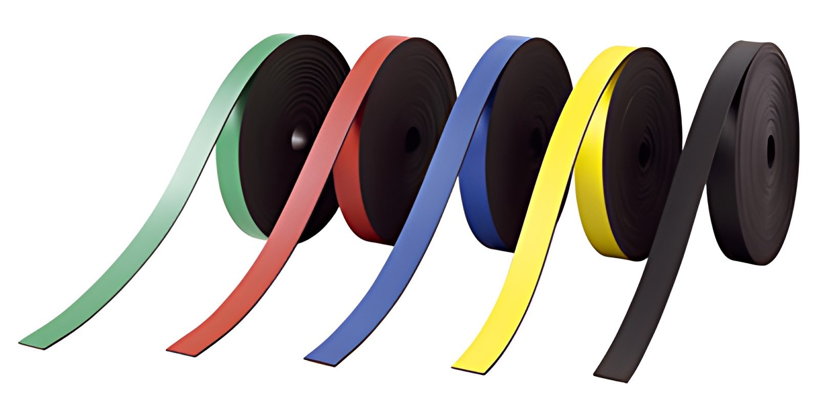 nobo Bande magnétique, (l)10 mm x (L)5 m, noir