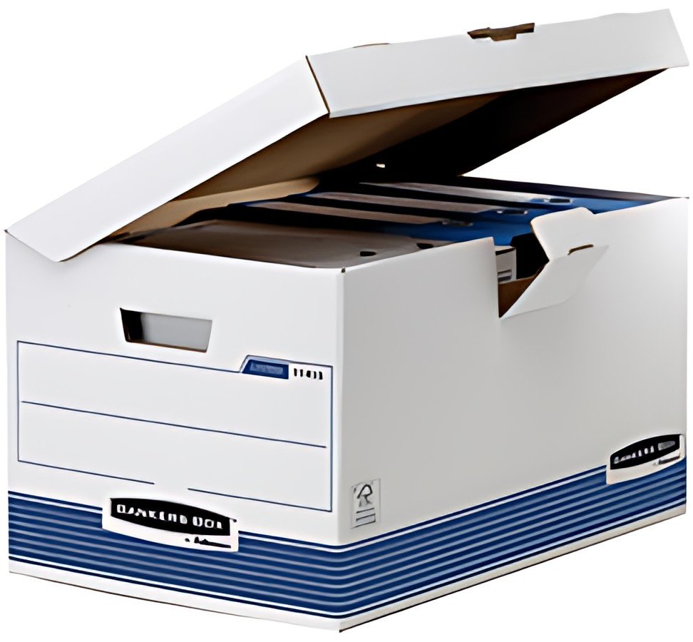 Fellowes BANKERS BOX SYSTEM Boîte d'archives avec couvercle
