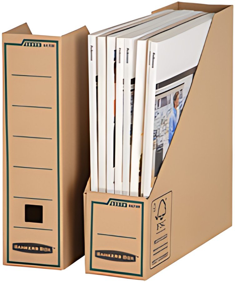 Fellowes Porte-revues BANKERS BOX EARTH, marron