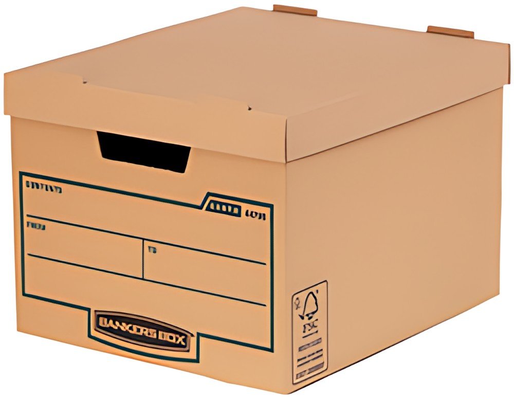 Fellowes Caisse d'archivage et transport standard BANKERS