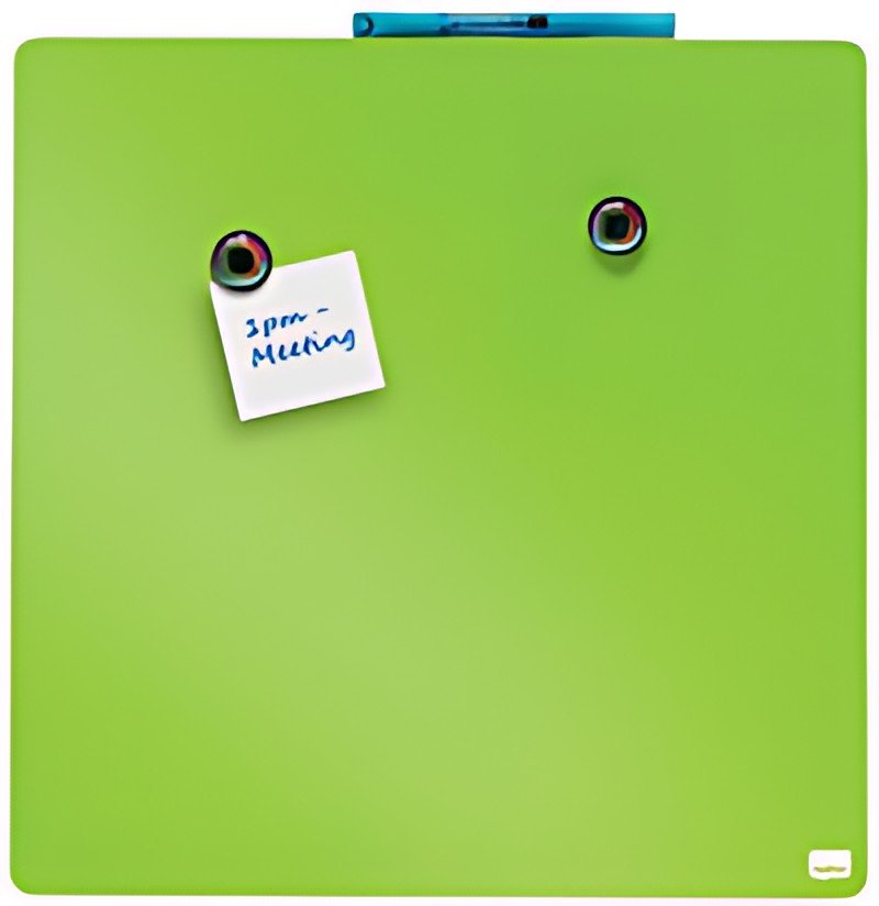 nobo Tableau mémo carré, (L)360 x (H)360 mm, vert