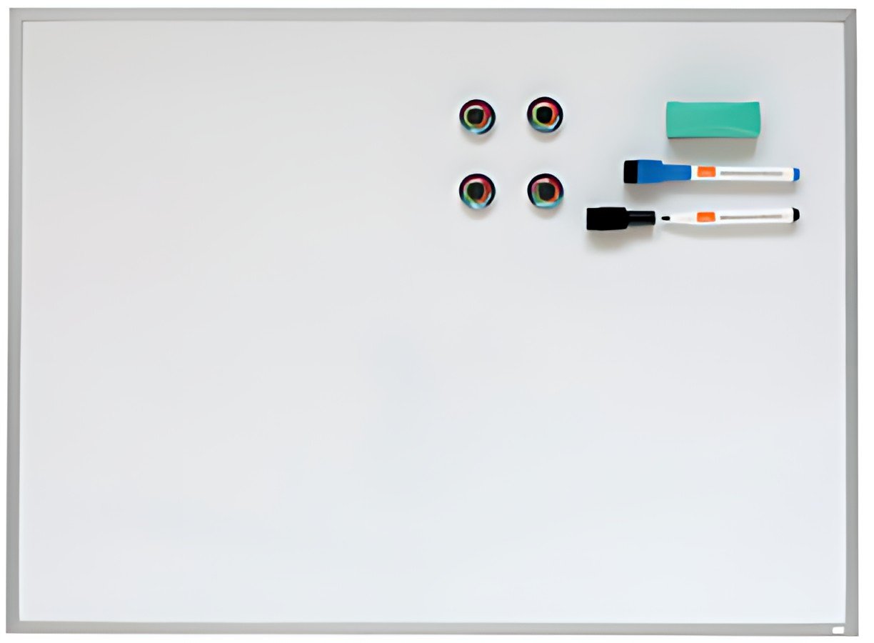 nobo Tableau blanc avec cadre en aluminium