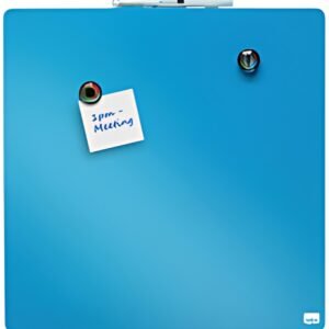 nobo Tableau mémo carré, (L)360 x (H)360 mm, bleu