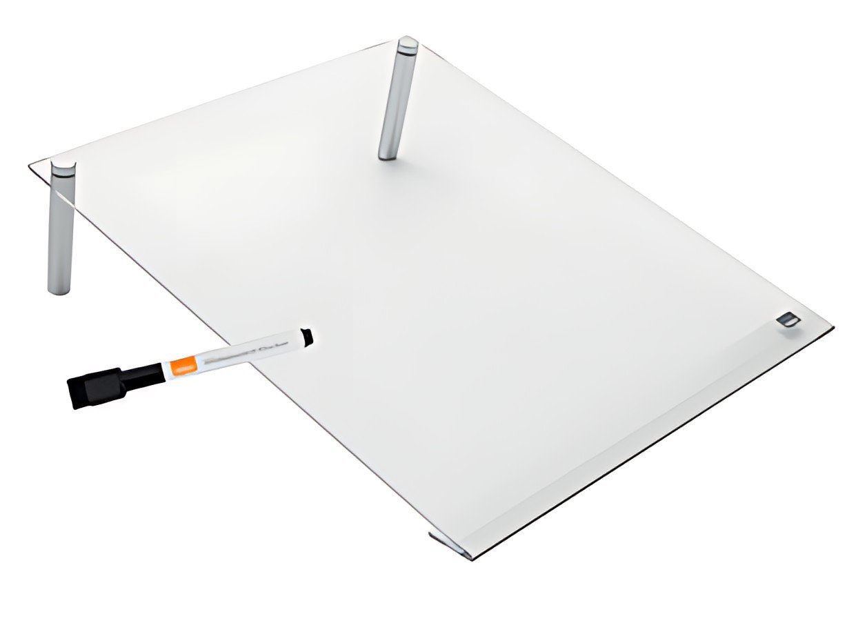 nobo Tableau blanc bloc-notes acrylique, A4, transparent
