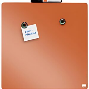 nobo Tableau mémo carré, (L)360 x (H)360 mm, orange