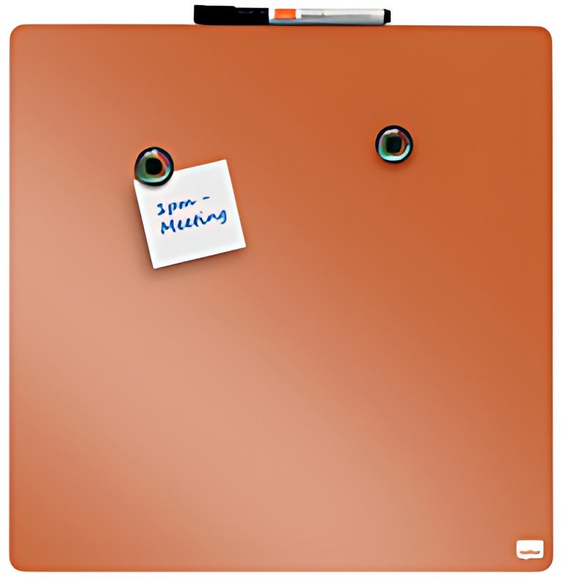 nobo Tableau mémo carré, (L)360 x (H)360 mm, orange