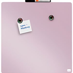 nobo Tableau mémo carré, (L)360 x (H)360 mm, rose