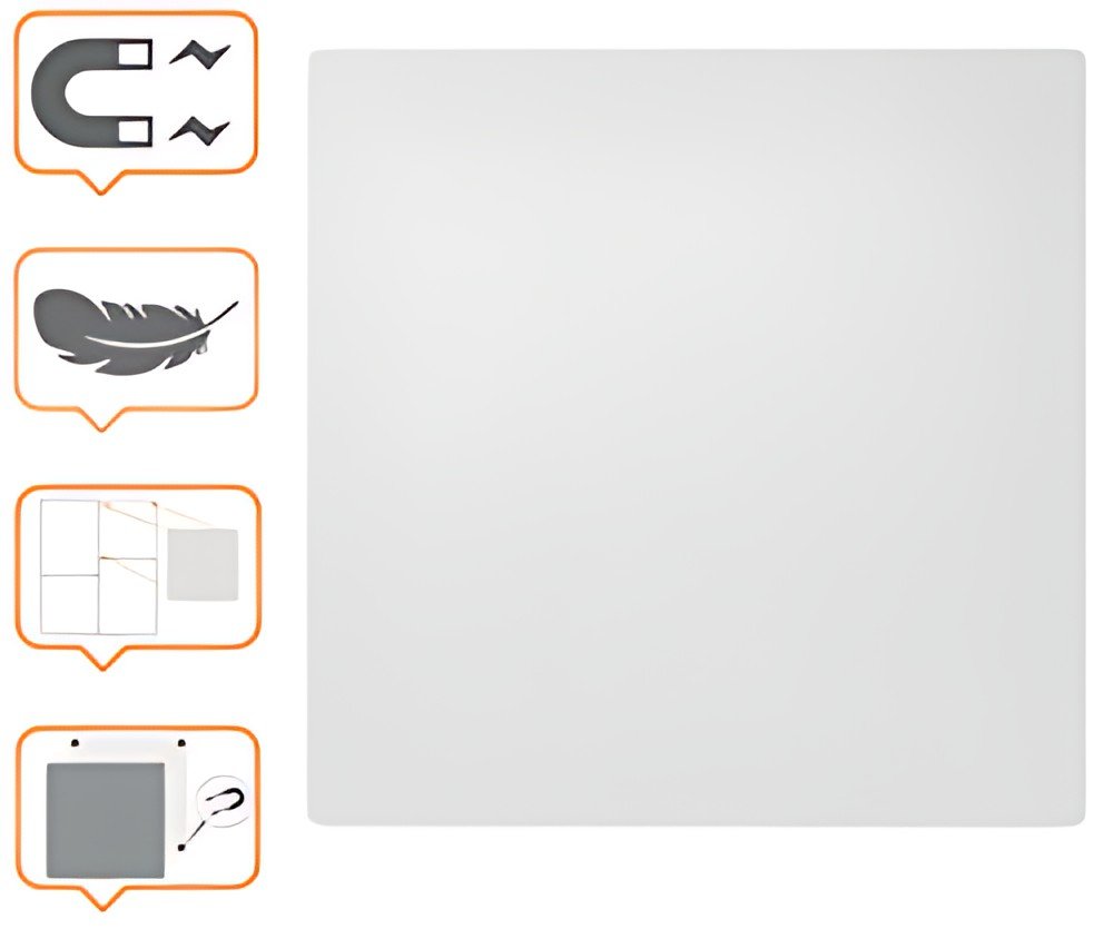 nobo Tableau blanc, acier, 600 x 450 mm, sans cadre