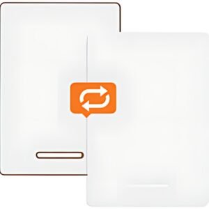 nobo Set d'ardoises blanches, cadre en bois, A4, blanc