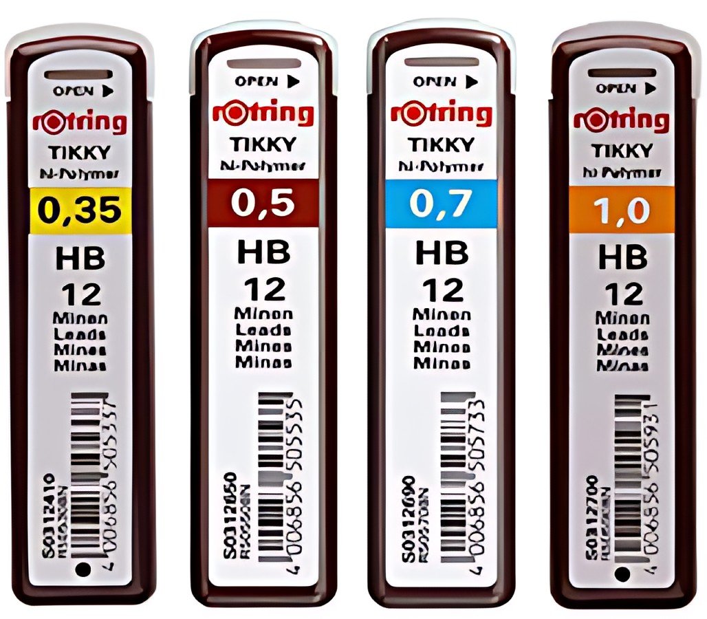 rotring Mines pour porte-mines retractable Tikky 0,5 mm