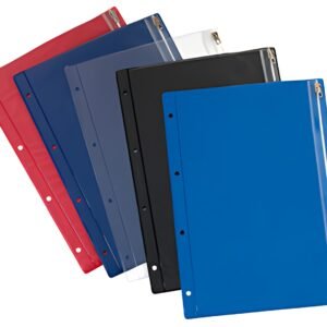 herlitz Pochette à fermeture zip, PVC, couleurs