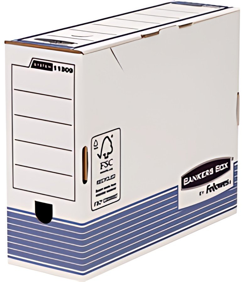 Fellowes BANKERS BOX SYSTEM caisse d'archivage, bleu,