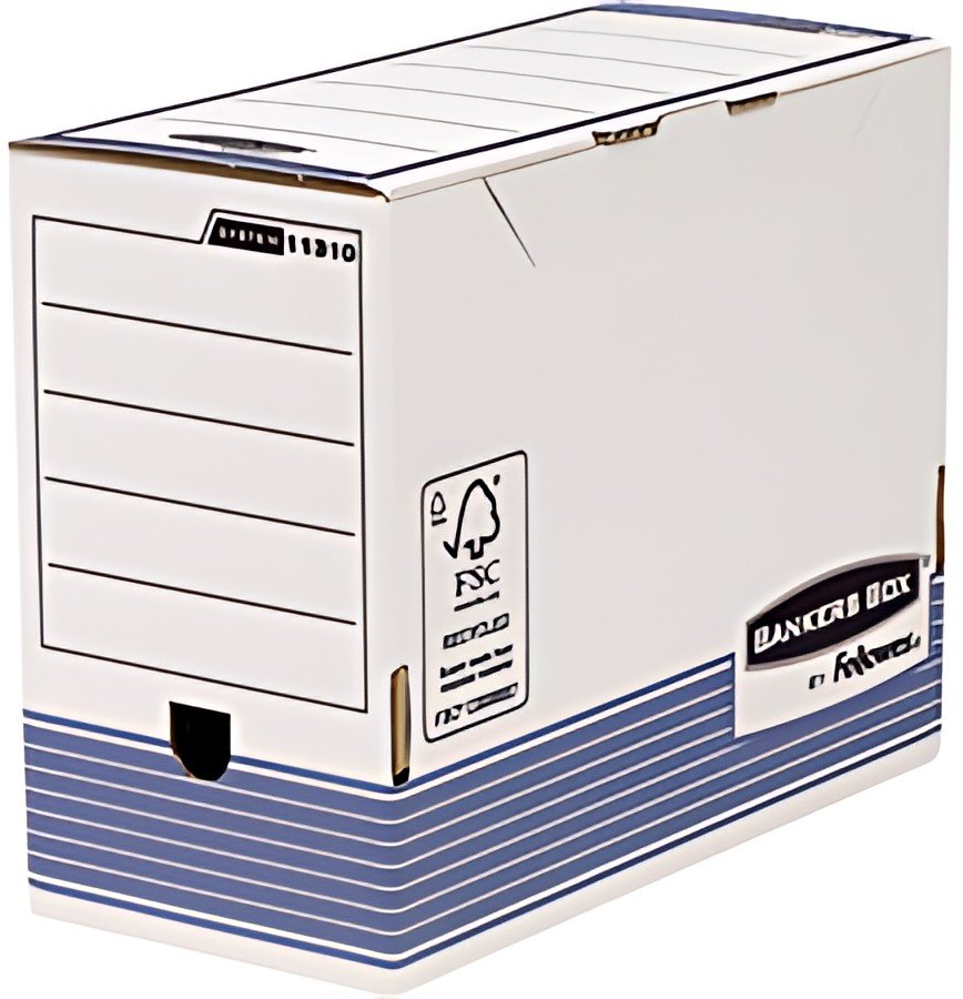 Fellowes BANKERS BOX SYSTEM caisse d'archivage, bleu,