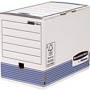 Fellowes BANKERS BOX SYSTEM caisse d'archivage, bleu,