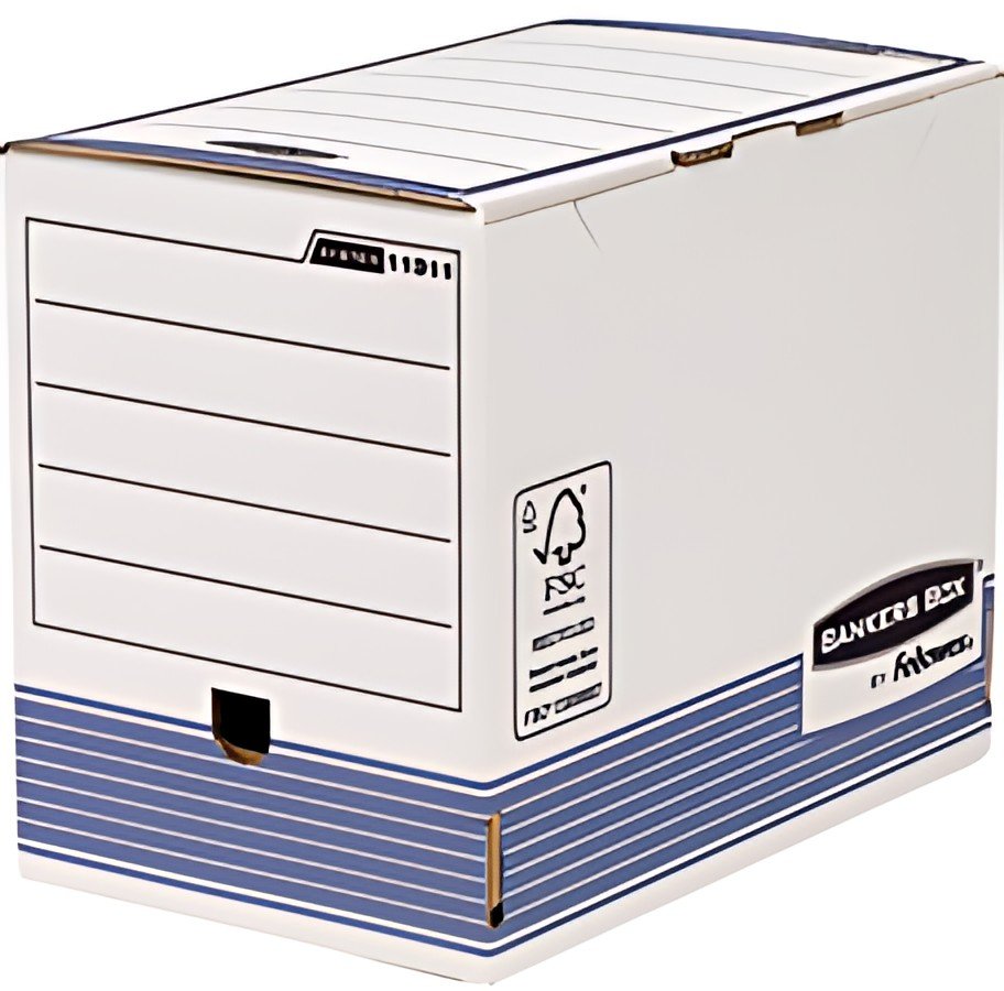 Fellowes BANKERS BOX SYSTEM caisse d'archivage, bleu,