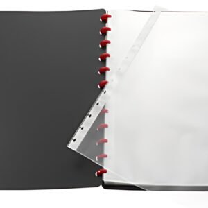 herlitz Protège-documents EasyFix, A4, 20 pochettes, noir