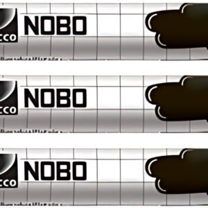 nobo Marqueur craie, nettoyage humidifié, blanc