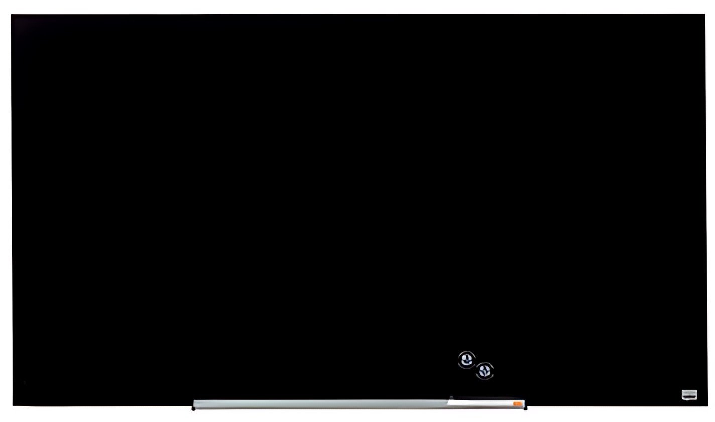 nobo Tableau en verre Impression Pro Widescreen, 85", noir
