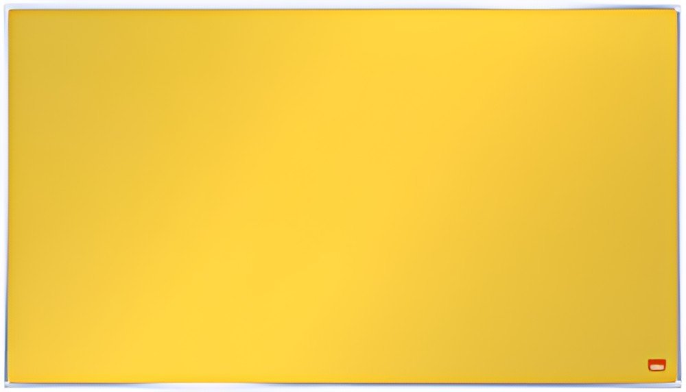 nobo Tableau d'affichage Impression Pro Widescreen, jaune