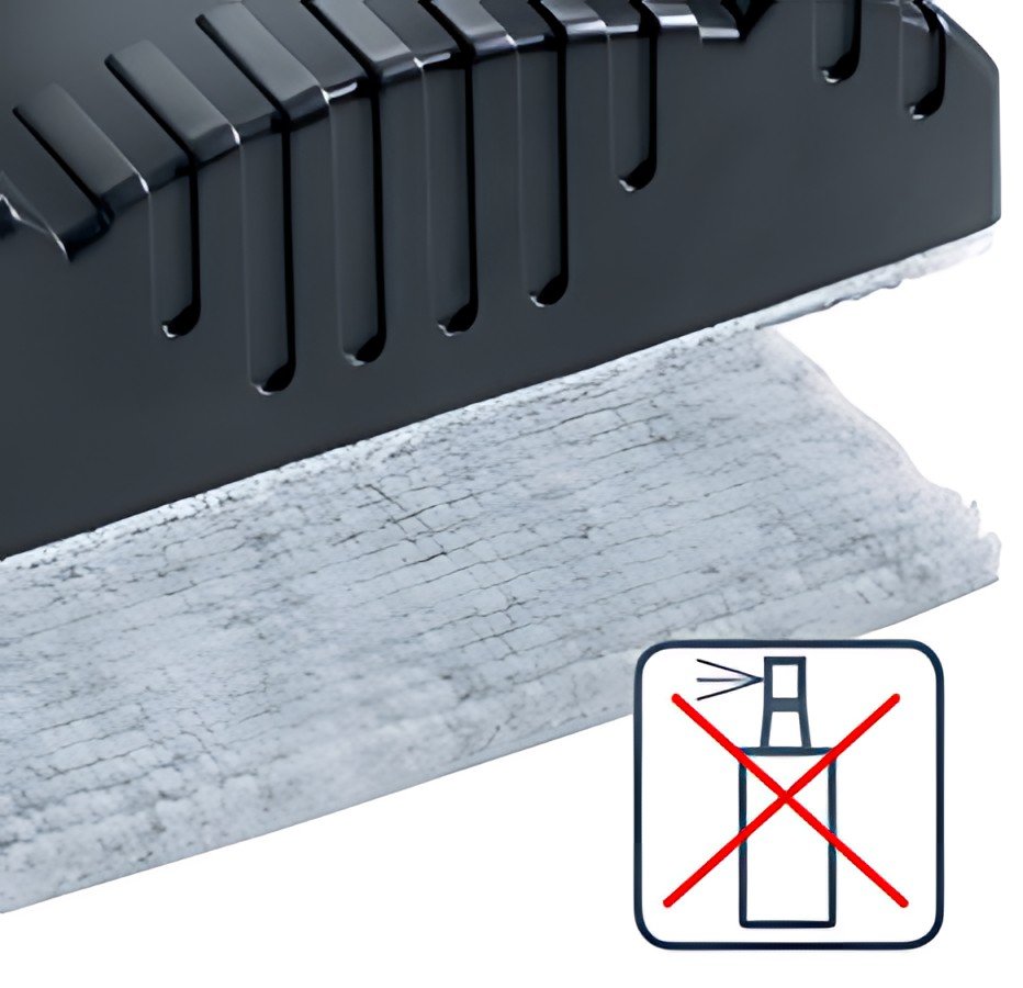 nobo Brosse magnétique pour tableau blanc, feutre gris