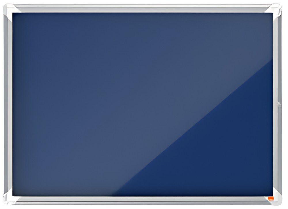 nobo Vitrine d'affichage Premium Plus, feutre, 9x A4, bleu