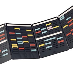 nobo Set mini planning, (l)240 x (H)310 mm, en PVC, noir