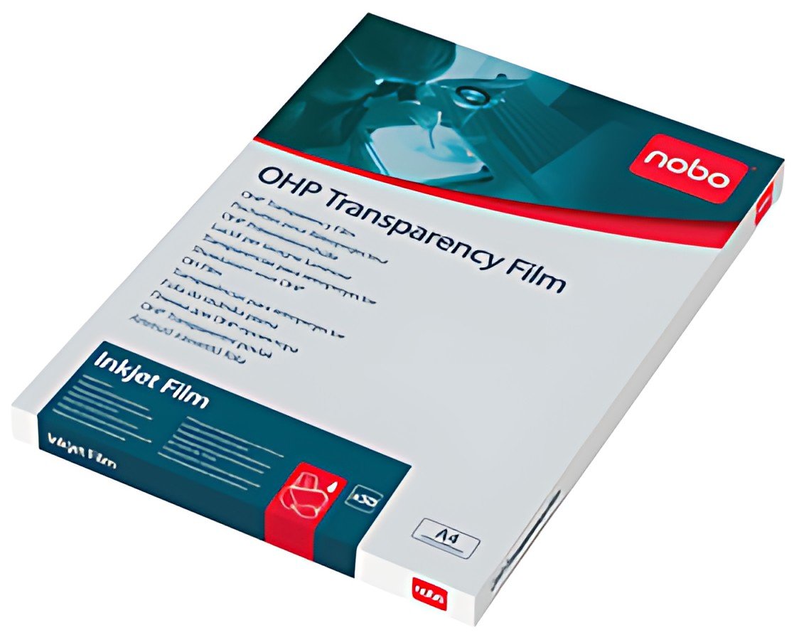 nobo Transparent pour imprimante jet d'encre, format A4,