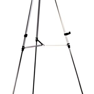 nobo Présentoir téléscopique pour tableau, aluminium blanc