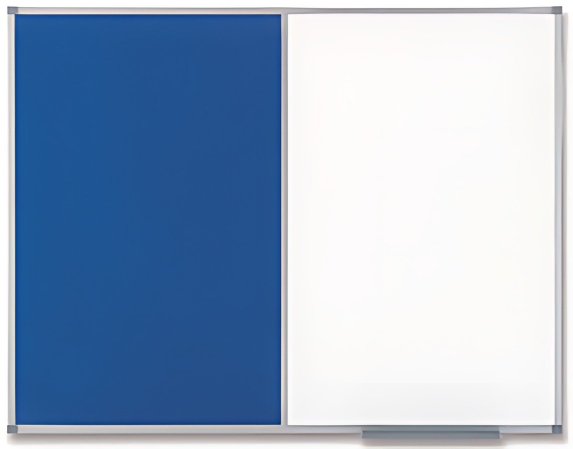 nobo Tableau mixte, fond blanc/feutre, dimensions: (L)900 x